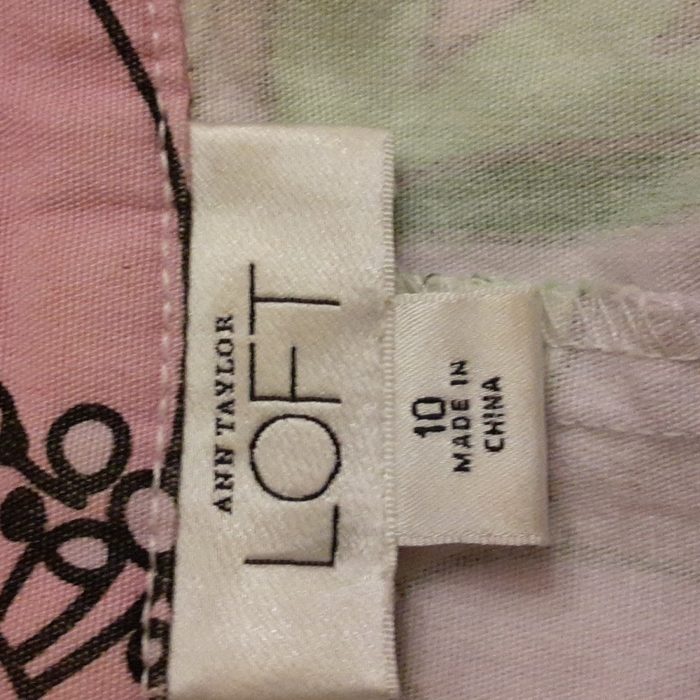 ANN TAYLOR LOFT: Floral Jacket - Stretch 10 - Picture 5 of 6